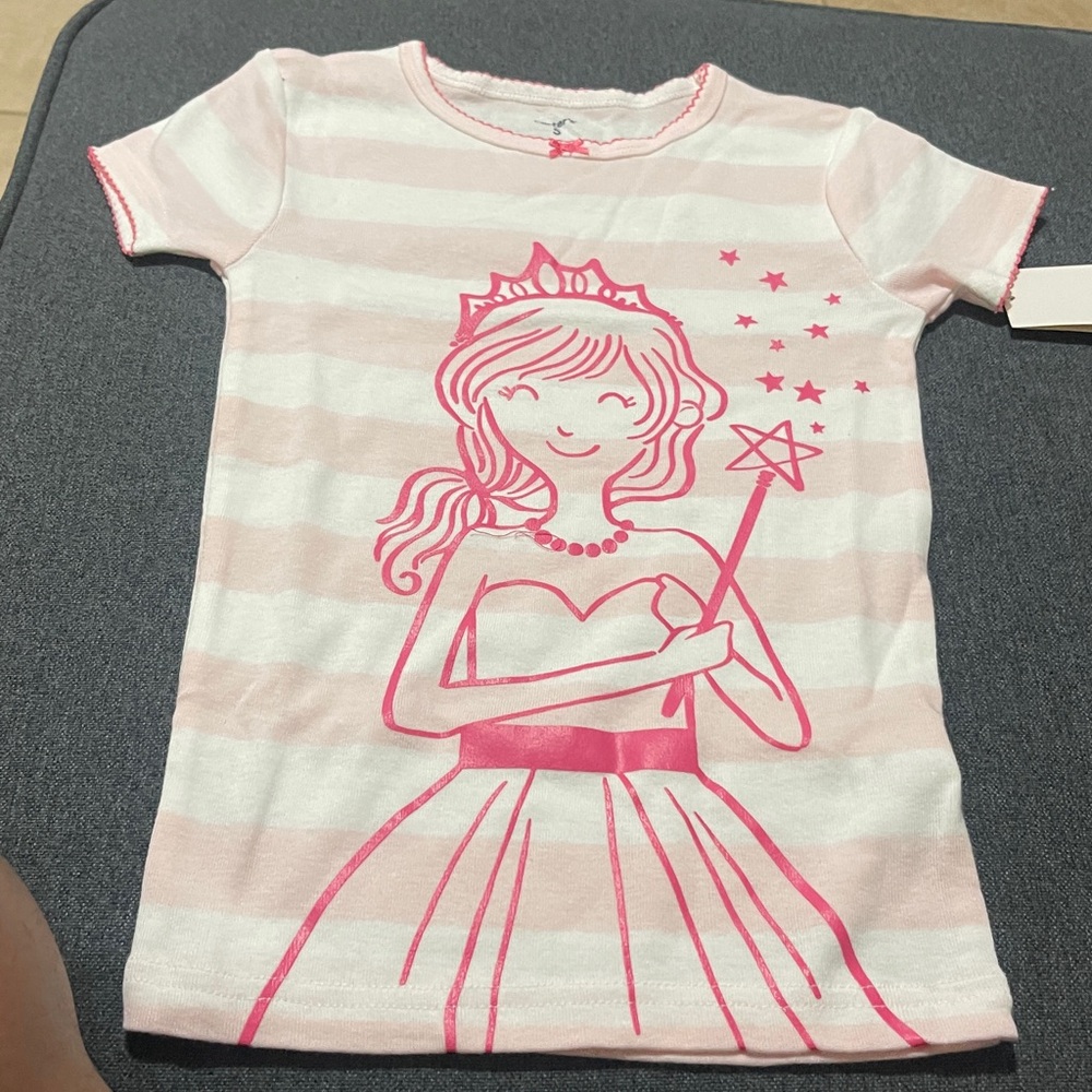 Carter's Pink and White Baby Tee
